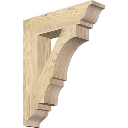 Ekena Millwork Balboa Traditional Rough Sawn Bracket, Douglas Fir, 4"W x 18"D x 22"H BKT04X18X22BOA01RDF